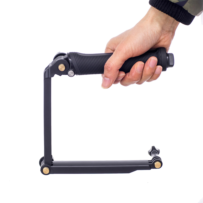 Wholesale Black Foldable Handheld Selfie Stick for Gopro Video Camera Accessories