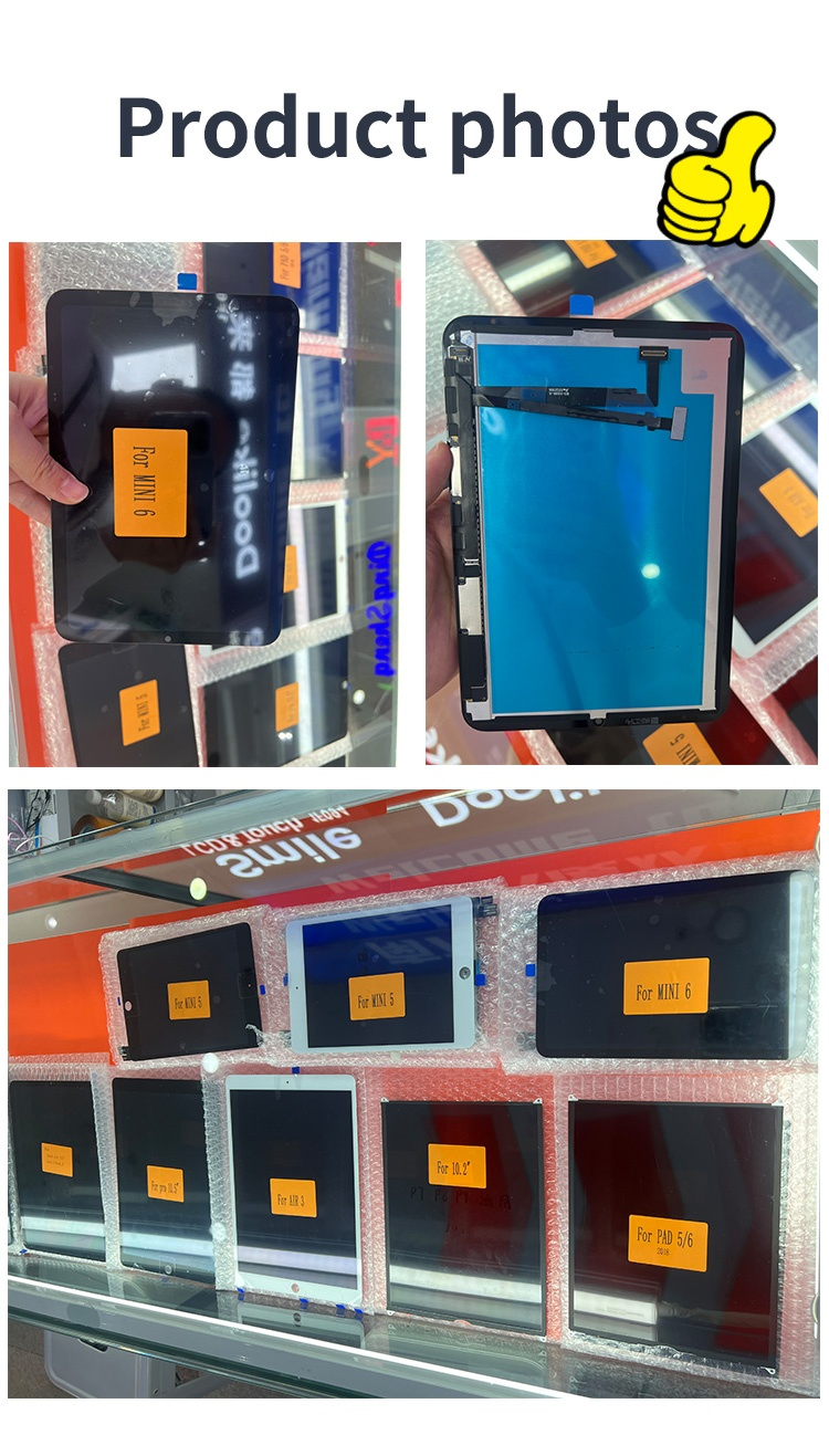 Chinese LCD Factory Wholesale Touch Screen Replacement for iPad Mini 6 7 5 4 for iPad 6 5 Gen 9.7 Inch 7th 8th 9th 10.2 Screen