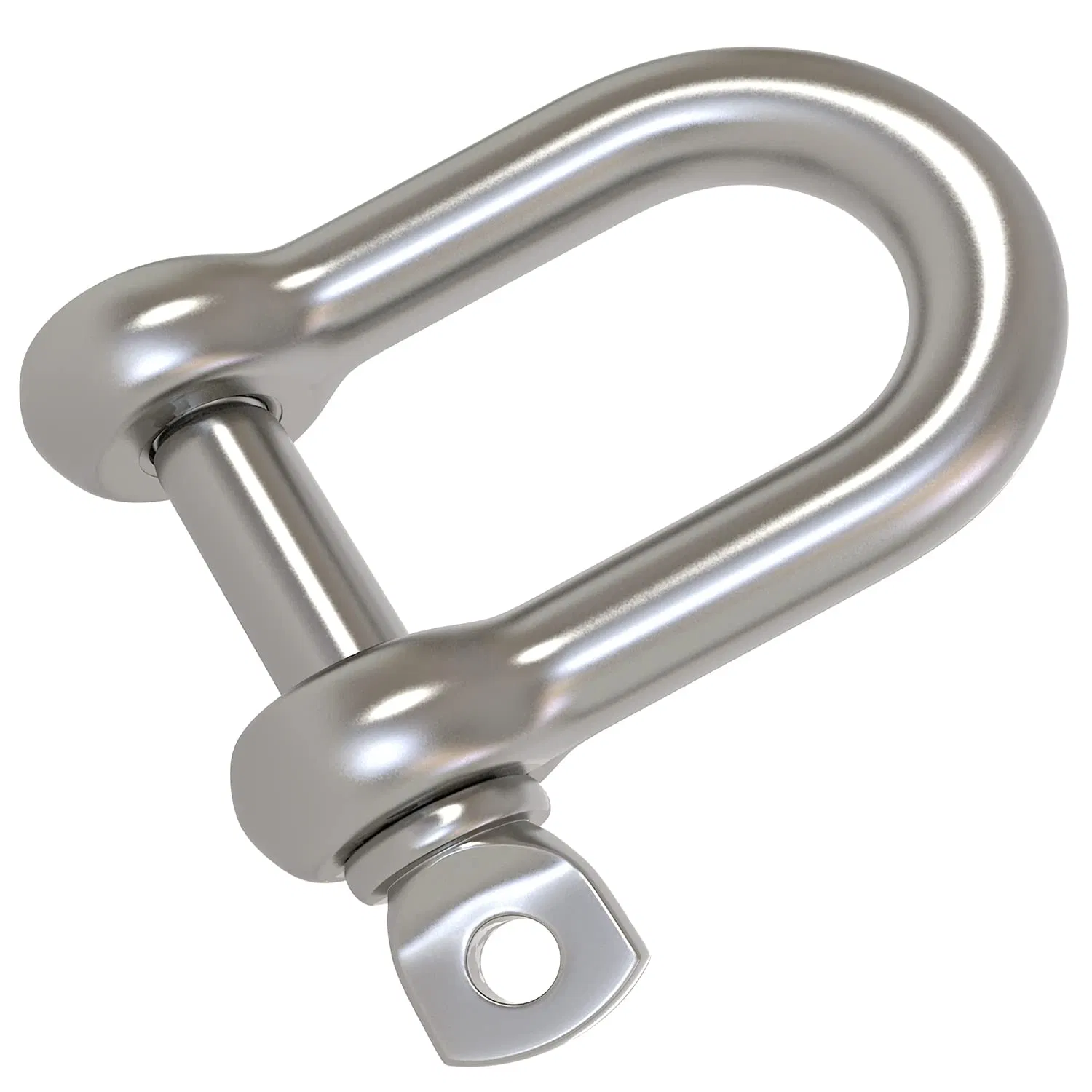 1/2 Inch 12mm Screw Pin Anchor Shackle 304 Stainless Steel D Ring Shackle for Wirerope Lifting Ship Anchor