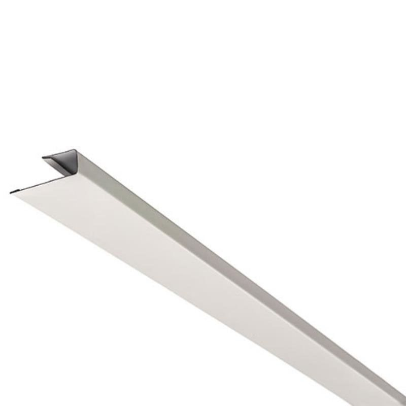 . 019'' Thick Aluminum J Channel Siding Trim for Soffit