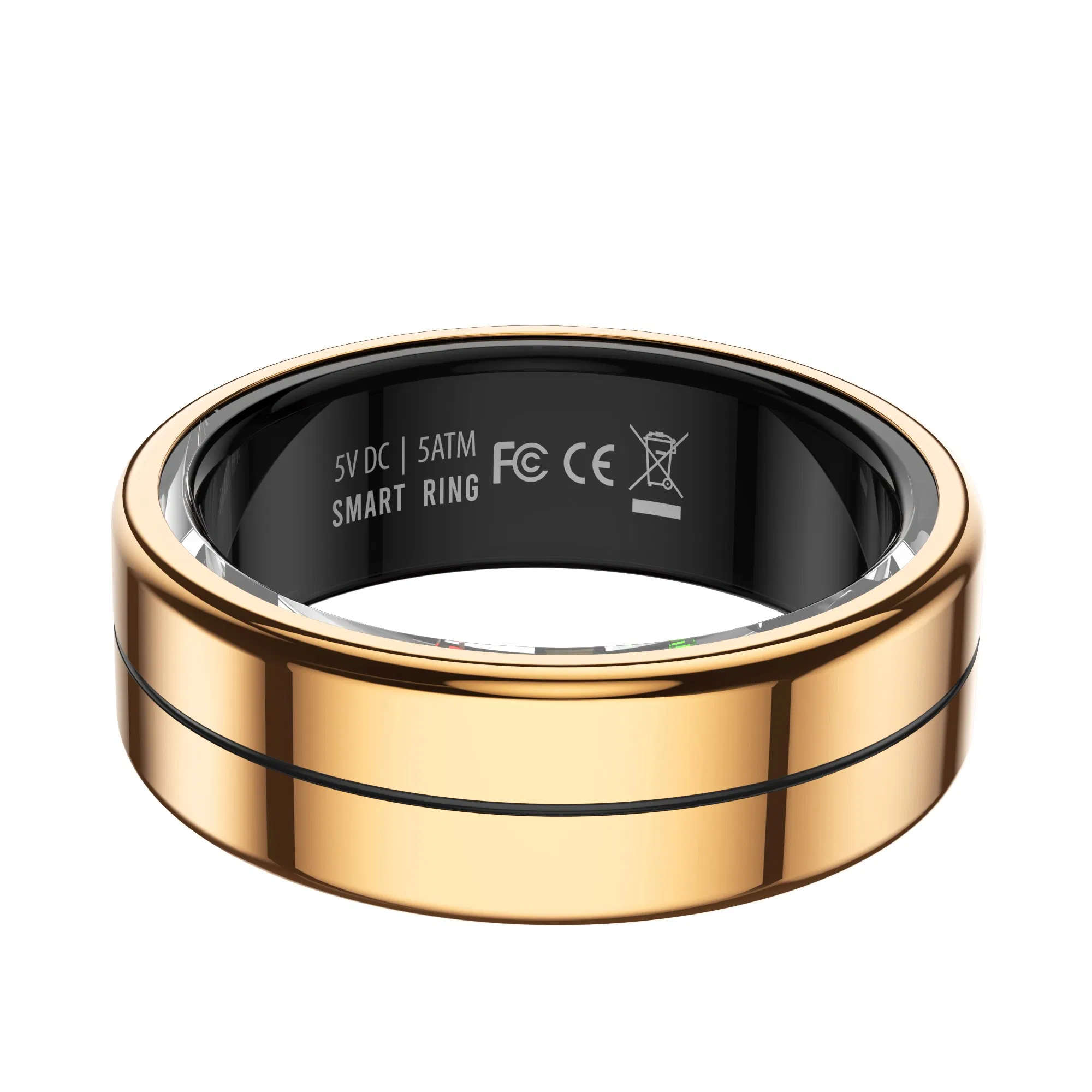 Smart Rings for Men Fitness Tracker Ring with Screen- Sleek Design, Advanced Health Monitoring