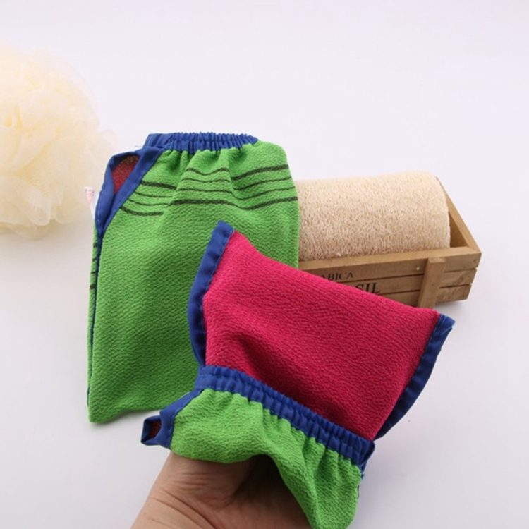Hot Sale Korean Dead Skin Removal SPA Bathing Sponge Body Scrubber Shower Exfoliater Washcloth Bath Mitt Exfoliating Gloves