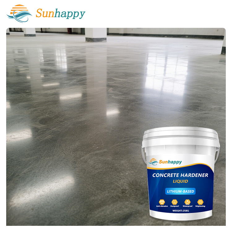 Dust-Free Dense Cement Densifier Sealer Curing Agent Water Oil Resistant Liquid Water Based Concrete Floor Hardener