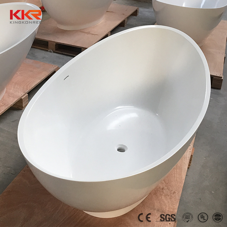 Каменная акриловая ванна с душем, европейский дизайн