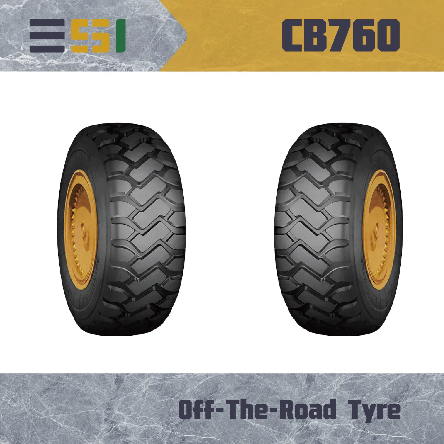 OTR Tire for Wheel Loader 23.5R25 Off-The-Road Tire CB760