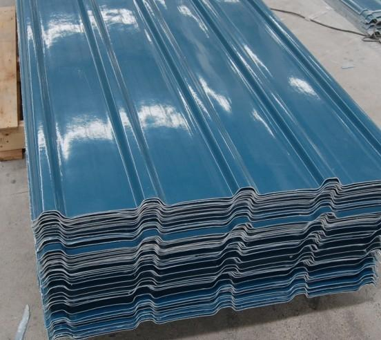 Impact Resistant Colorfl Corrugated FRP Sheet Used for Room Roofs