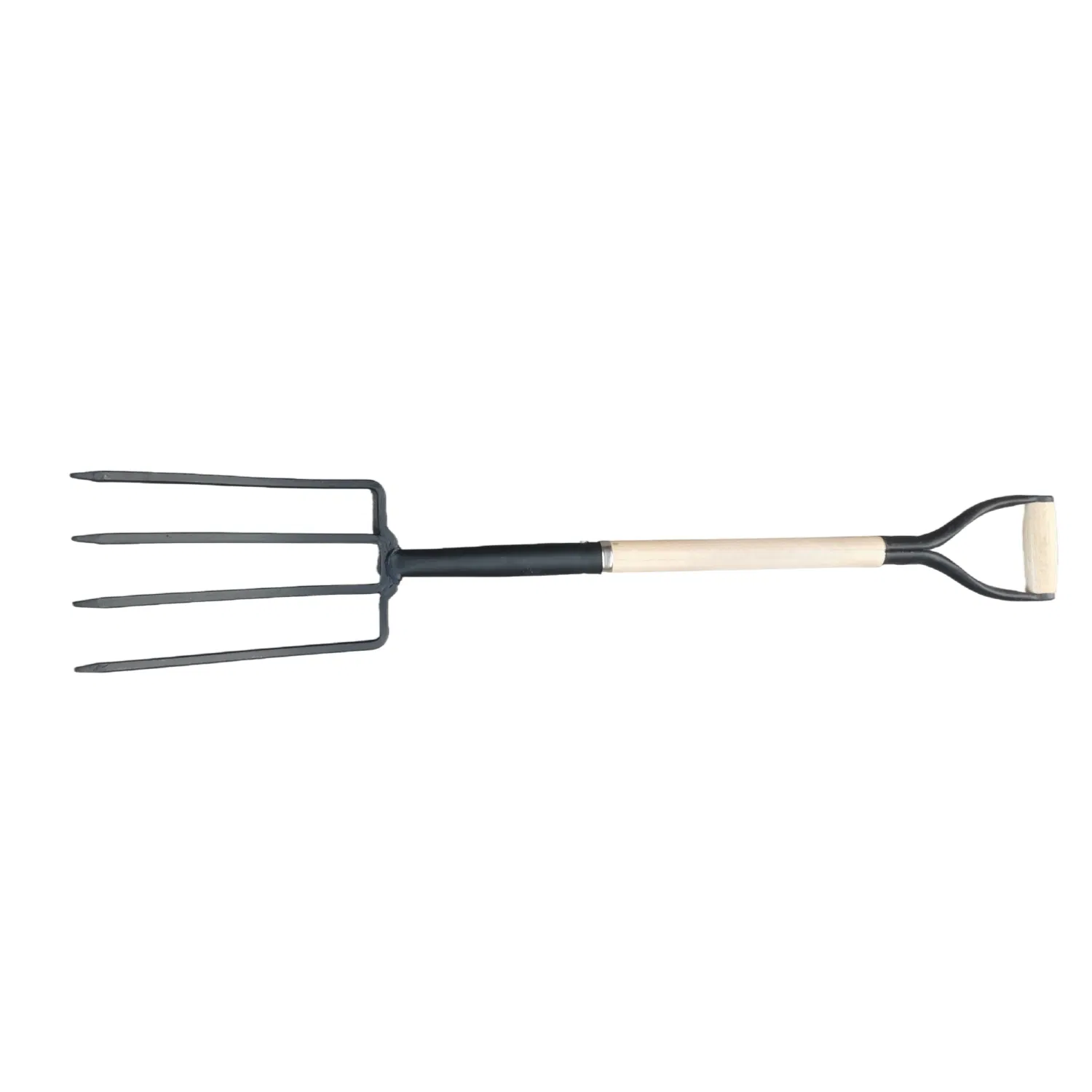 Heavy-Duty Steel Compost Fork with Comfort Grip - Effortless Tool for Composting and Gardening