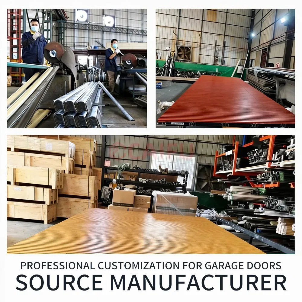 Modern Garage Door Sectional Overhead Roll up Custom for Houses Homes