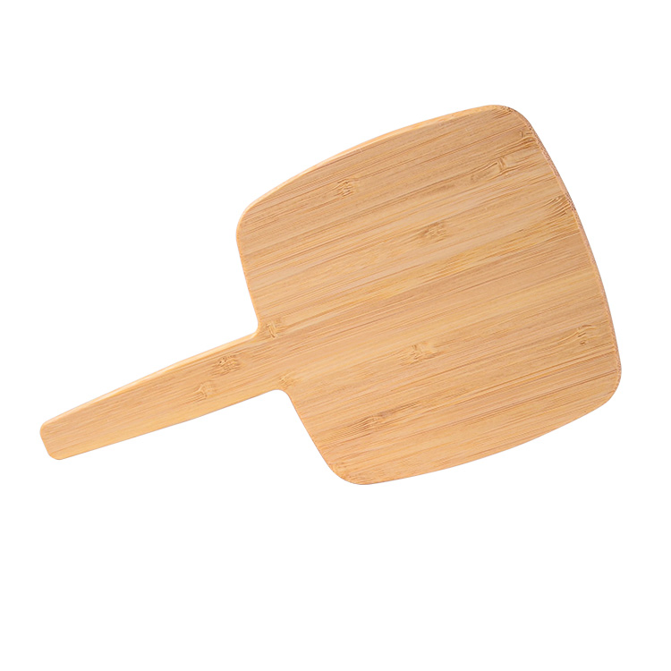 Private Label Logo Wooden & Bamboo Small Compact Handheld Square Makeup Mirror Custom Cosmetic Hand Mirror for Women