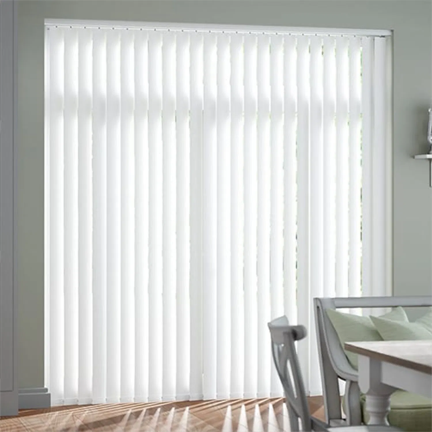 China OEM Wholesale PVC Blind Light Adjustable Vertical Window Blinds