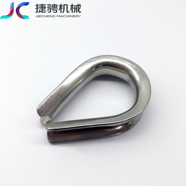 [Chicken Heart Ring] Steel Wire Rope Fastening Accessories, Steel Thimbles for Fibre/Ropes