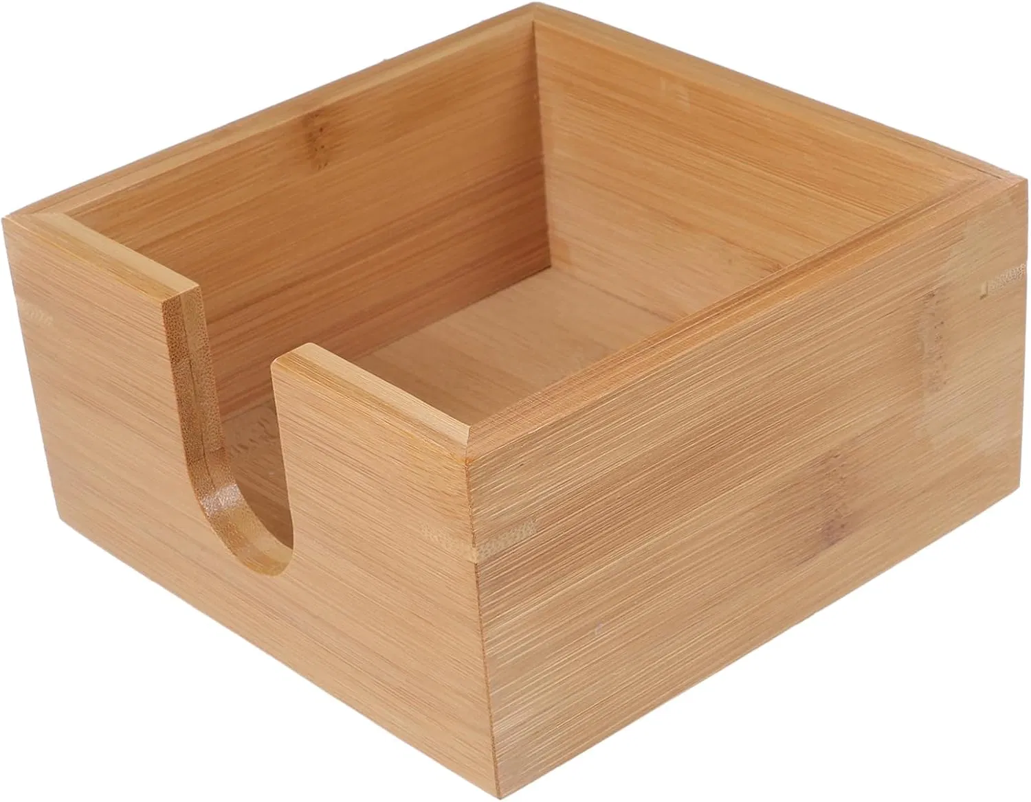 Bamboo Household Living Room Kitchen Desktop Tissue Napkins Storage Box