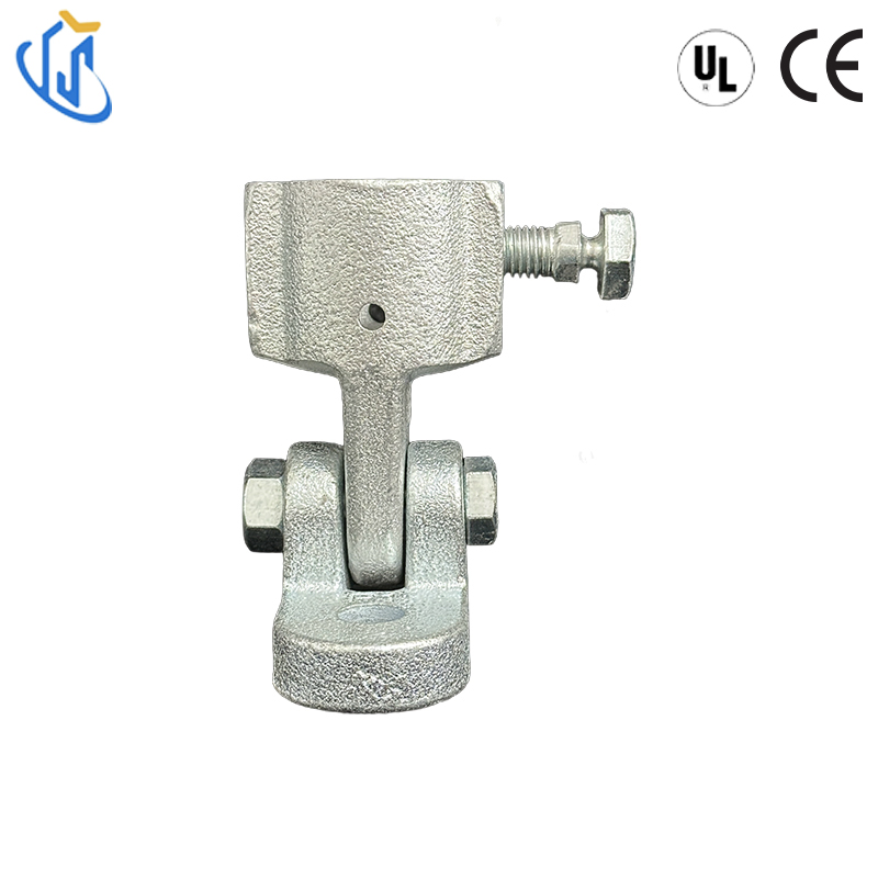 Adjustable Seismic Base Connector Galvanized Steel for Structural Pole and Bracing System