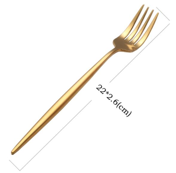 Cutlery Set Tableware Stainless Steel Utensil Set Luxury Steak Knife Gold Knife, Fork and Spoon Set Home