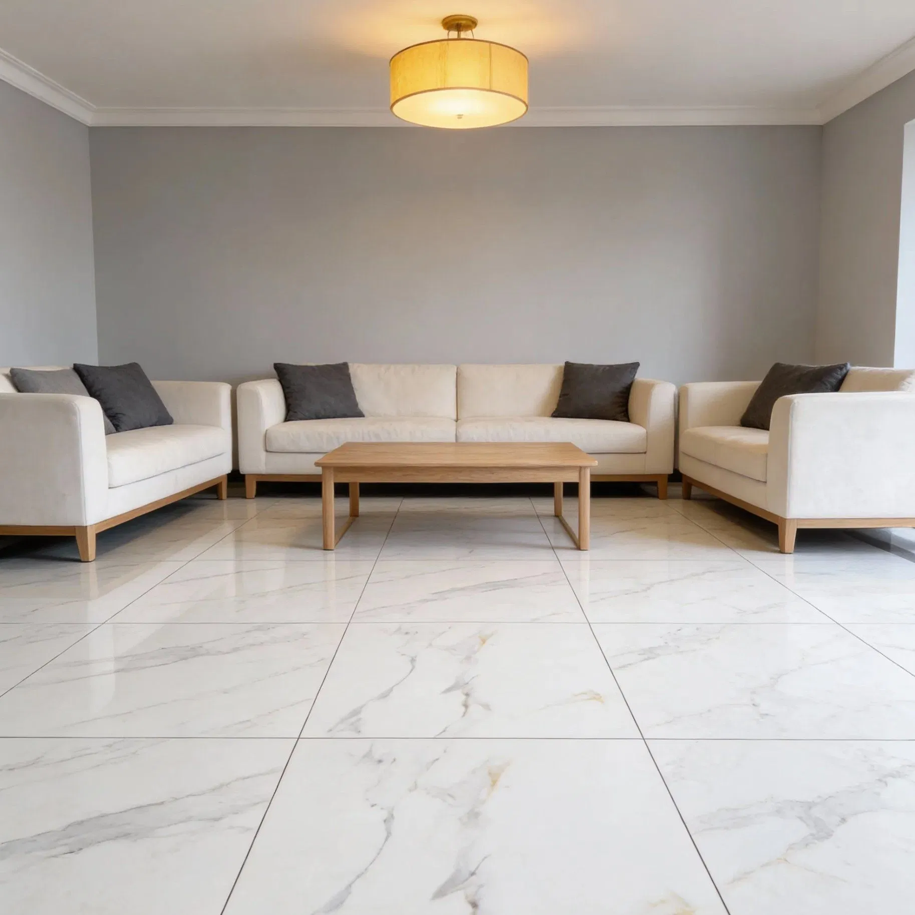 Porcelain Tile 600X600/600X1200 Floor Wall Tile Polished Glazed Used for Project Hot Sale!