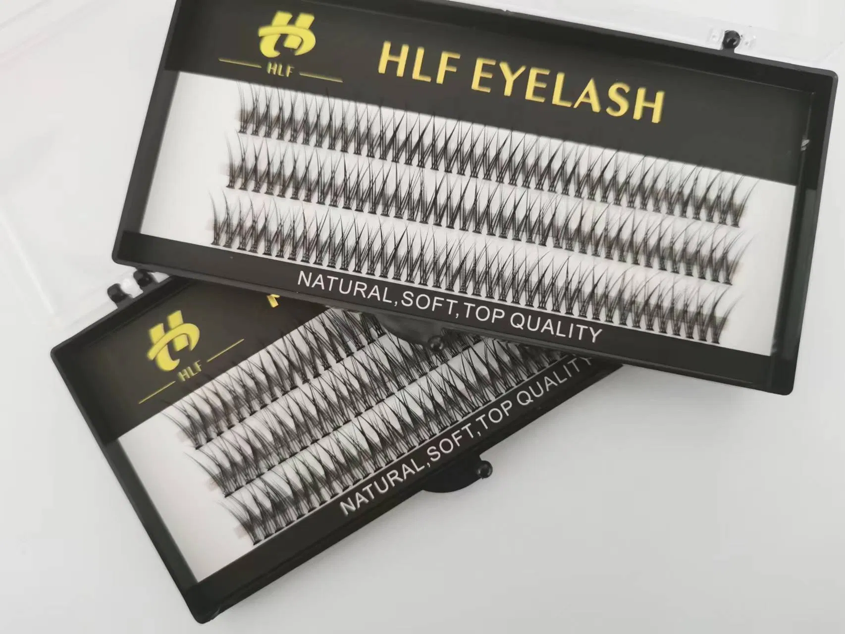 Korea Silk10d/20d Heat Bonded Eyelash Root Heated Eyelash Extension Premade Fan Eyelashes Volume Lashes
