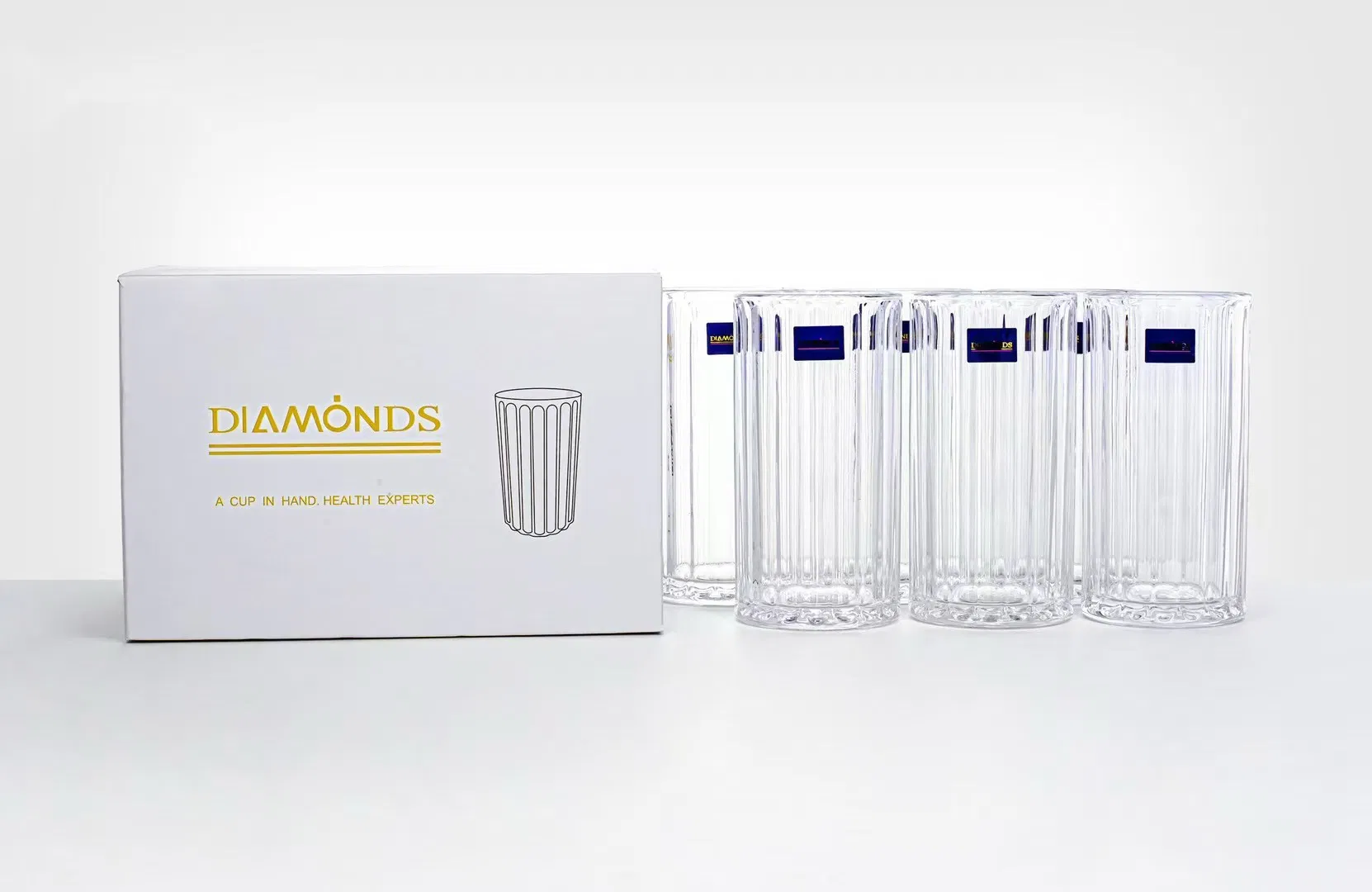 Стеклянная кружка с ручкой, 430 мл