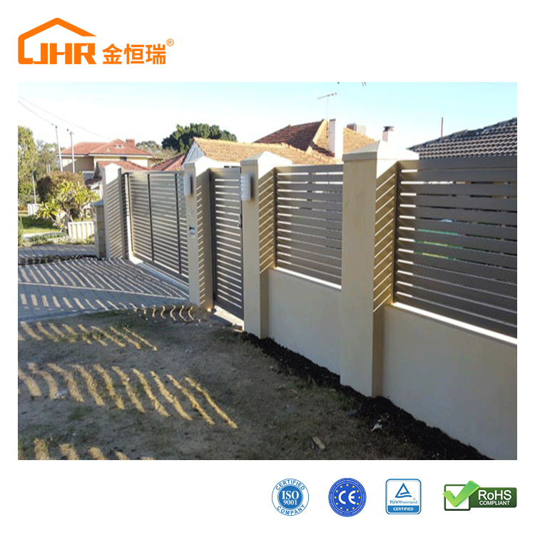 Durable Aluminum Garden Fence Panels for Events and Privacy
