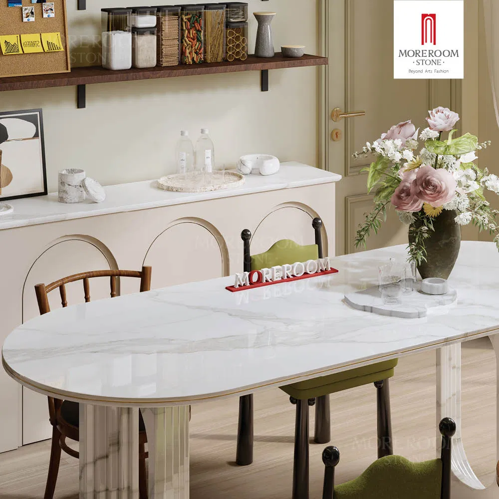 Porcelain Slab Calacatte Venato Marble Tiles for High End Furniture Design