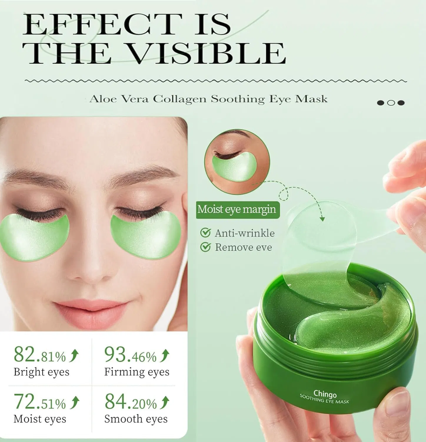 Fight Eye Aging Lift Firm & Smooth Deep Wrinkles Gently Eyemask