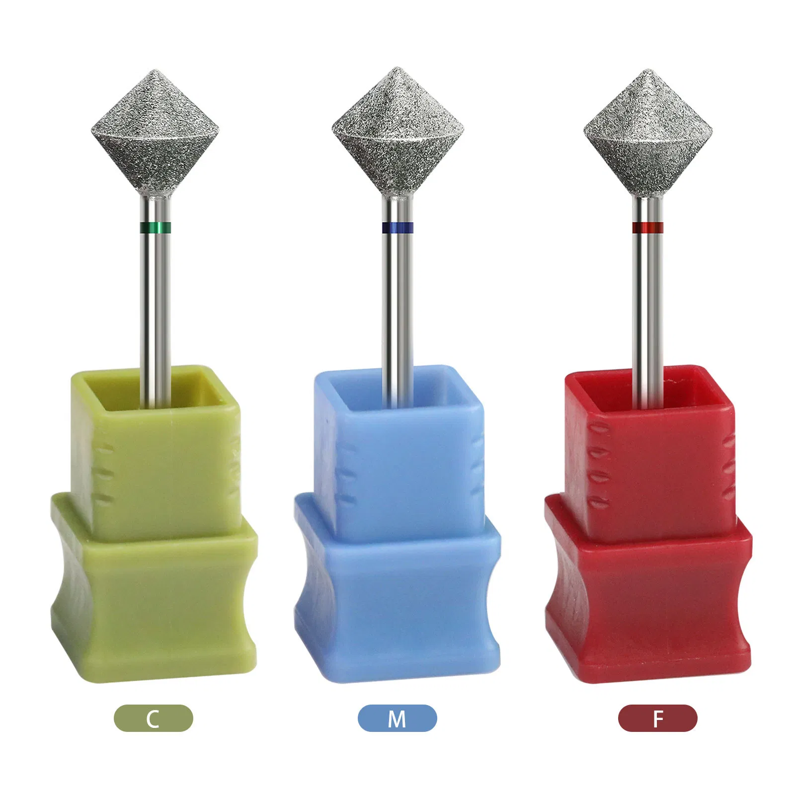 Nail Emery Diamond Nail Drill Bits C-Arc Grinding Stone Nail Polishing Tool