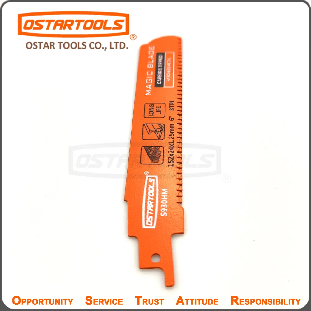 Premium 6 Inch Reciprocating Saw Blades for Tough Alloys