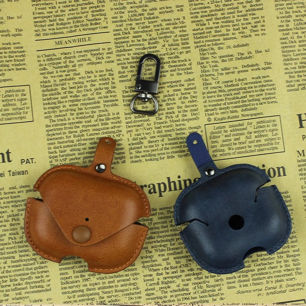 2026 Factory PU Leather Case for Airpods PRO, Portable Shockproof Protective Cover for Apple Airpods