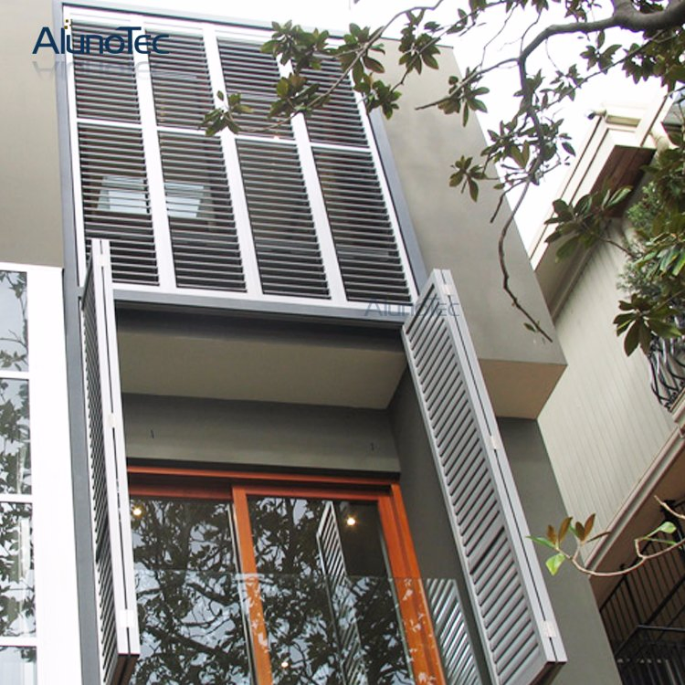 Aluminum Sliding Louver Windows Exterior Sliding Aluminum Louver