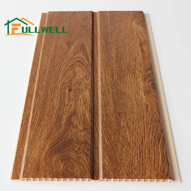 China Factory WPC Decking Cladding Waterproof Wall Fluted 3D Wall Ceiling Panel PVC Wood Interior Panel
