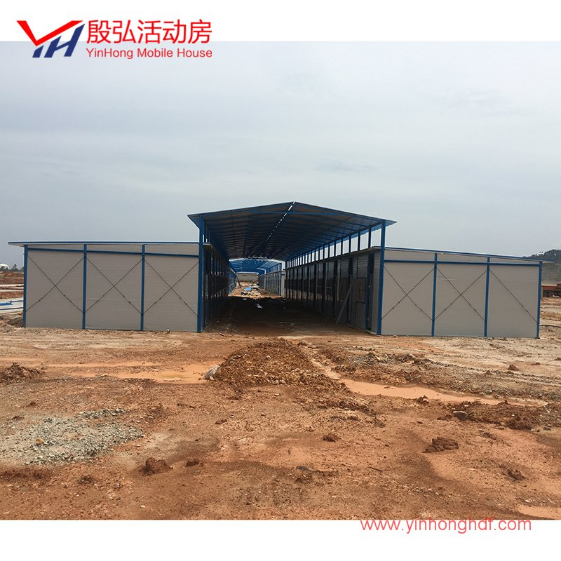 Two Stories Sandwich Panel Prefabricated Mobile House with Ce