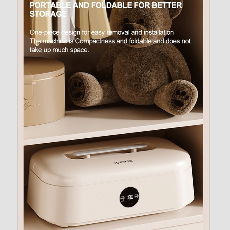 Compact 1000W Timer Foldable Dryer for Efficient Baby Item and T-Shirt Drying