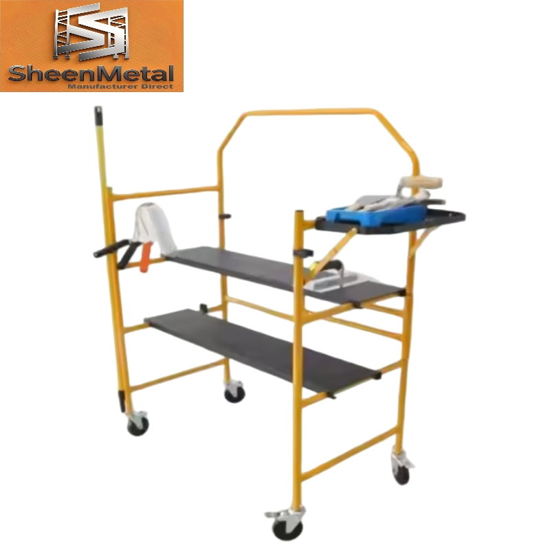 China OEM Mobile Scaffolding – Foldable Galvanized Frame with Platform