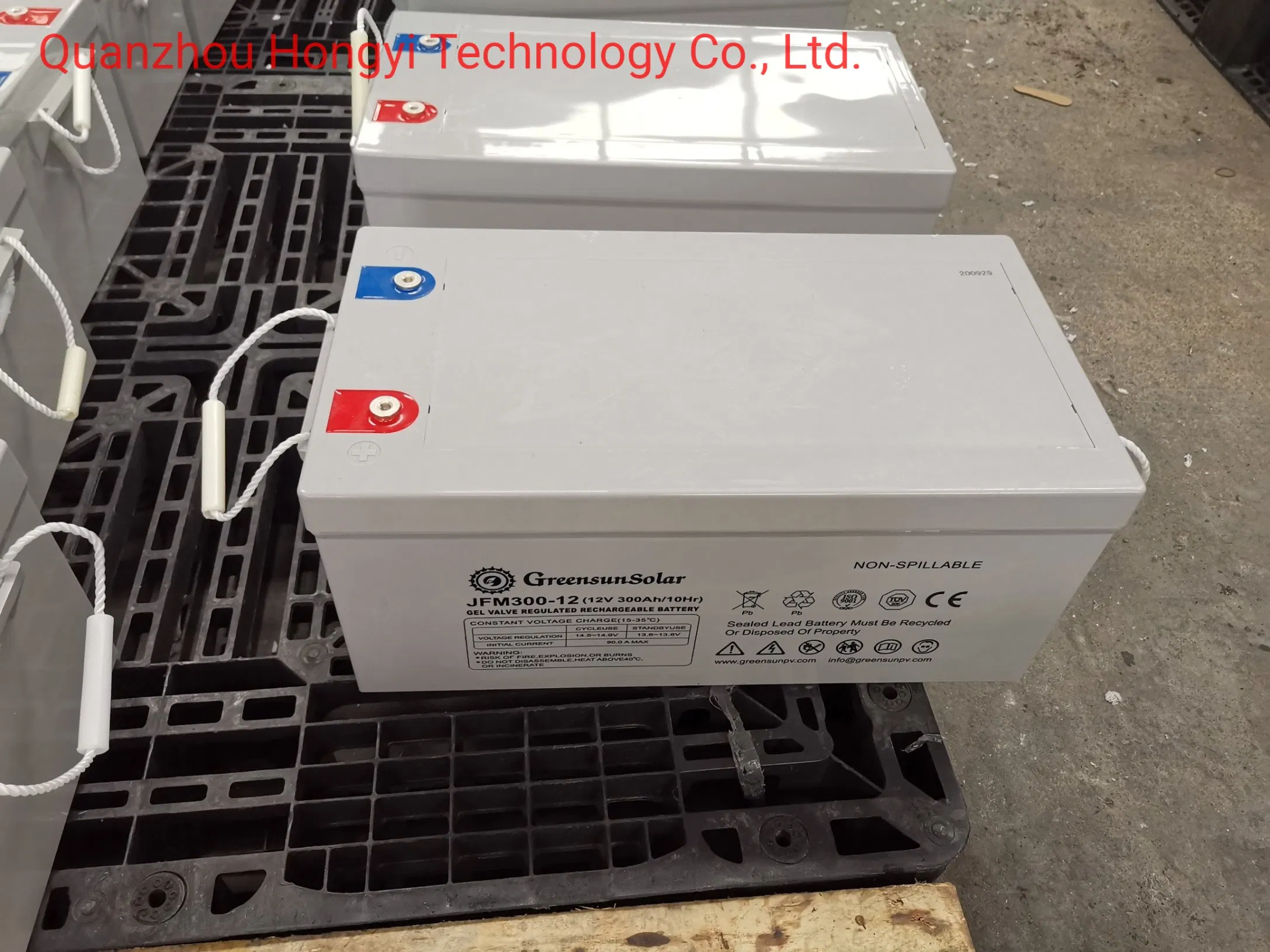 Гелевый аккумулятор 12V 300 Ач для систем хранения энергии