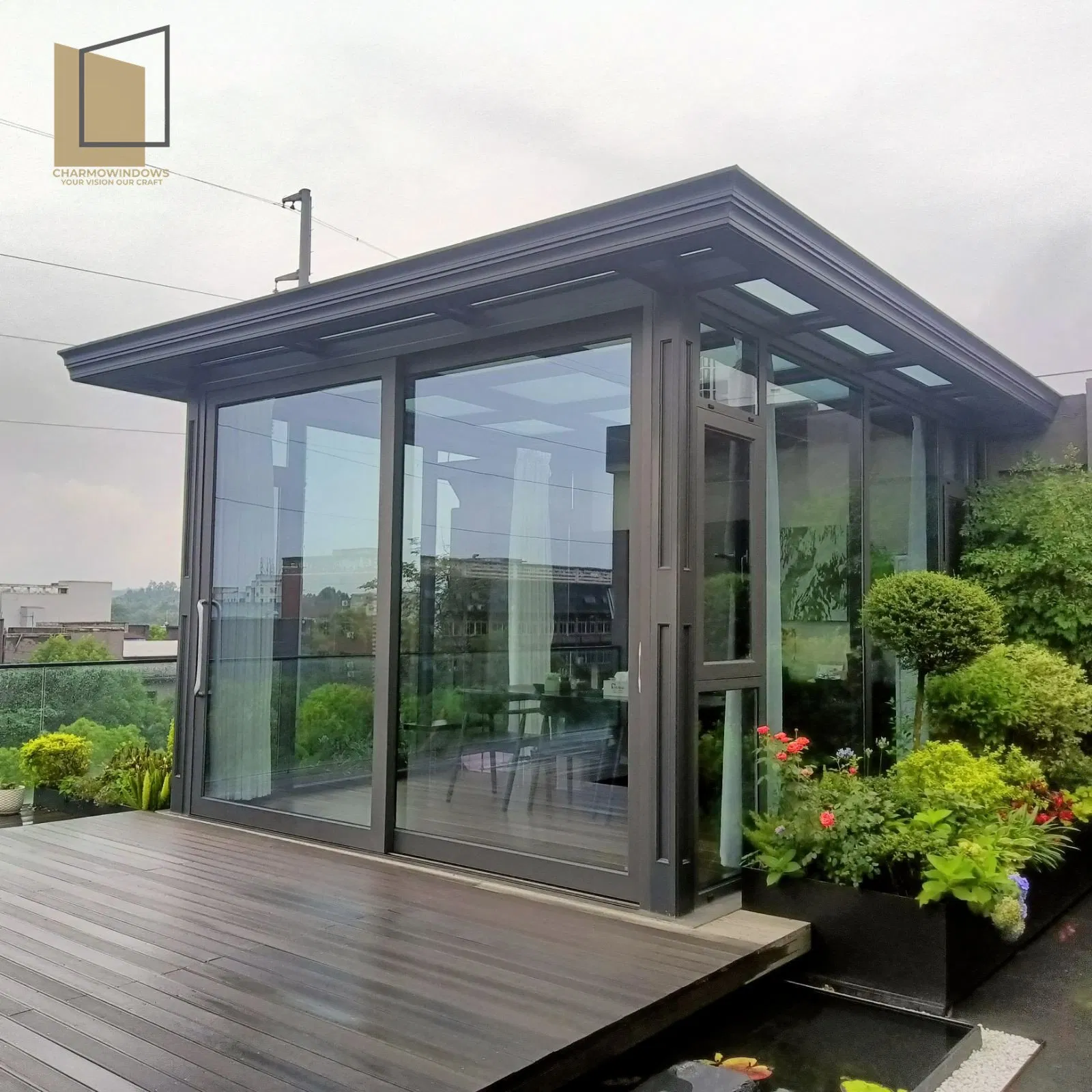 Architectural Integration Sunroom Seamless Facade Design Sunroom