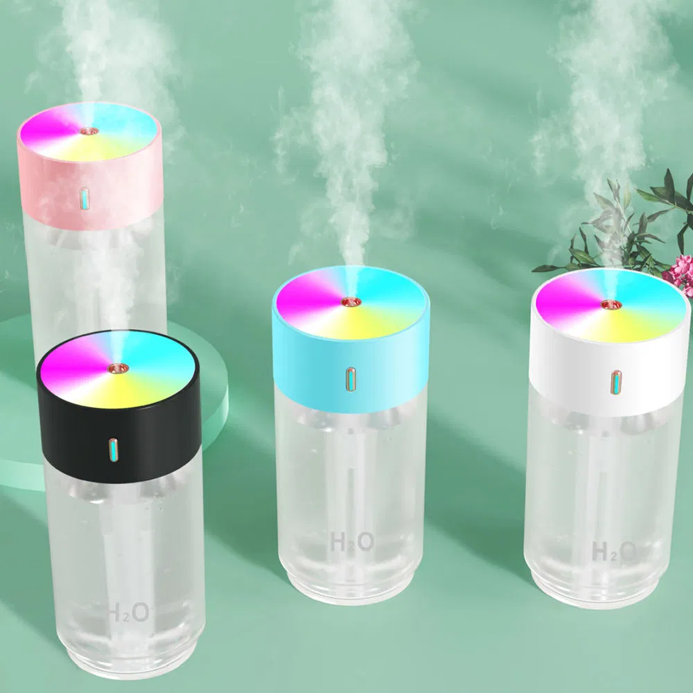 Top Seller Mini Colorful LED Light USB Mist Diffuser Portable Air Humidifier