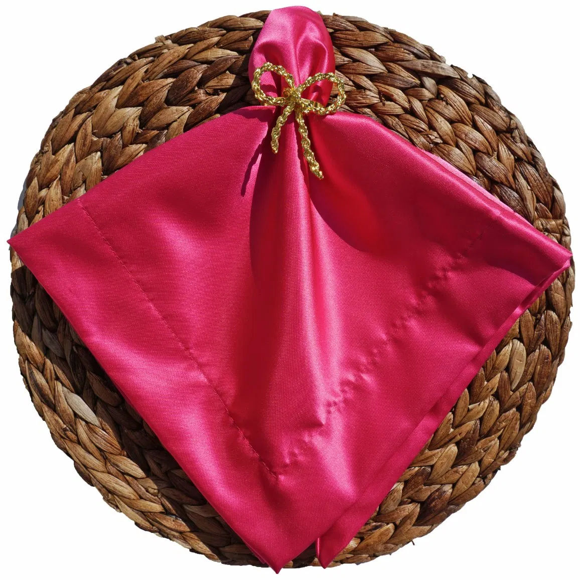 Garden Fuchsia Pure Satin for Napkin Cloths and Table Cloth for Luxe Events