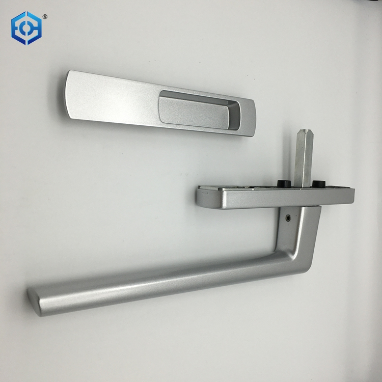 Aluminum Touch Lift-Slide Door Handles with Cylinder