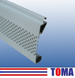 Commercial Roller Door / 77mm Aluminium Single Layer Slat