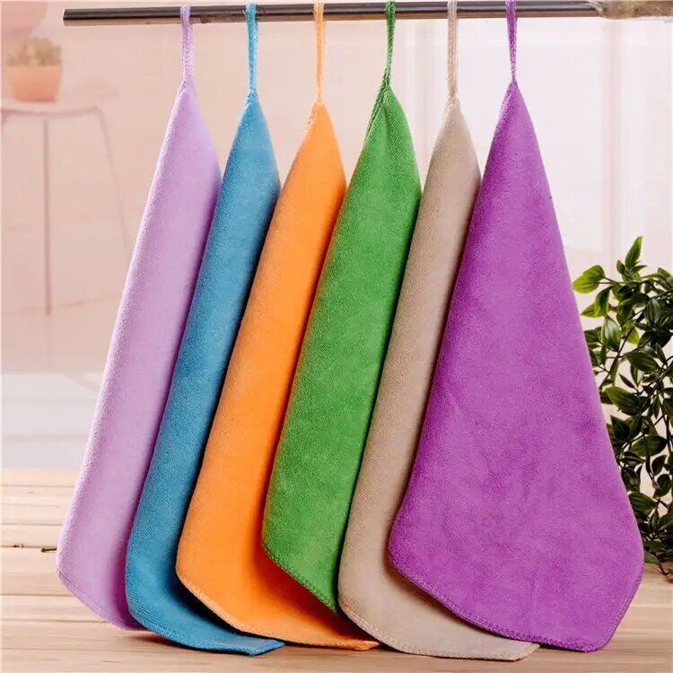 Polishing Water Absorbent Coral Fleece Cleaning Cloth Microfiber Car Wash Towel