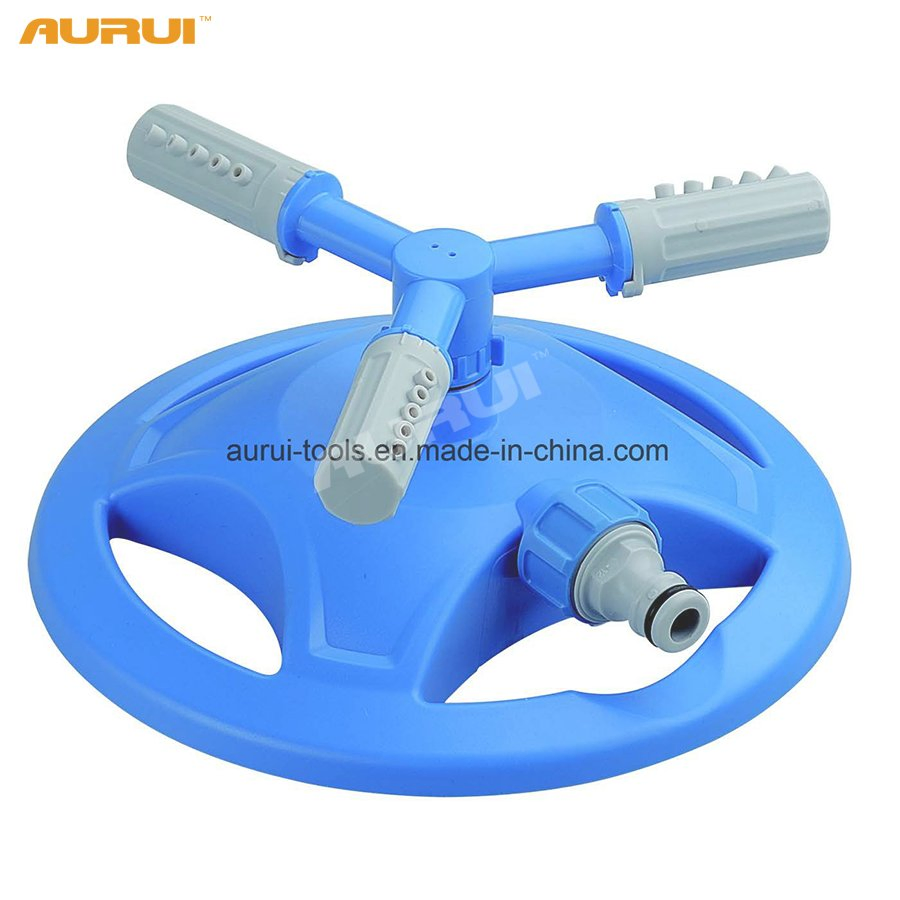 3-Arms 360 Degree Gardening Watering System Adjustable Lawn Sprinkler
