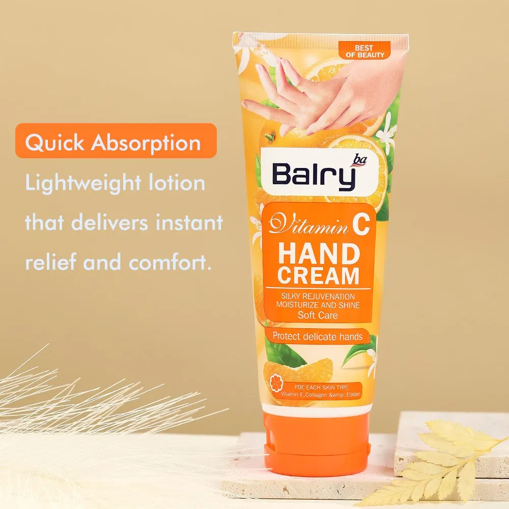 Best Selling Customizable Available Wholesale Moisturizing Anti-Aging Natural Care Vitamin C Hand Cream