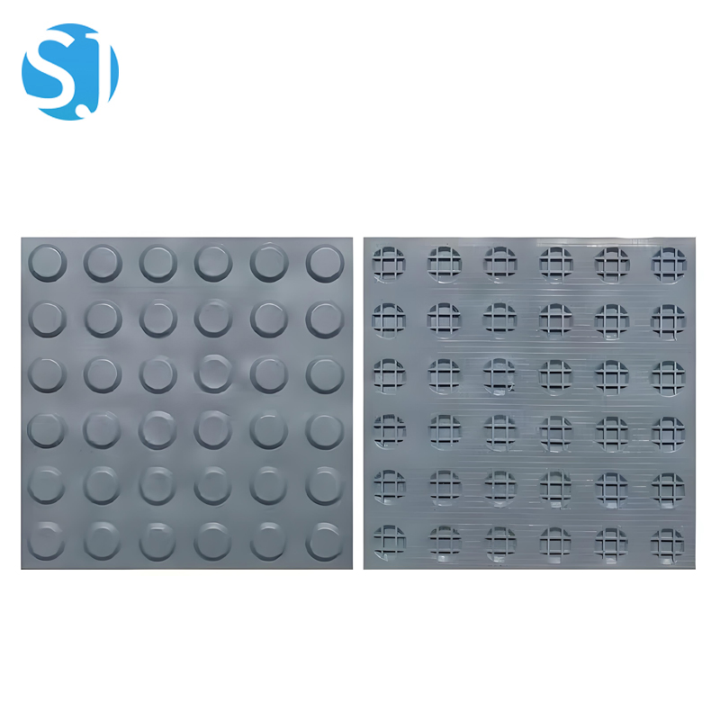 Self-Adhesive PVC Tgsi Tactile Paving Tile Detectable Warning Ground Surface Indicator Flexible Flooring
