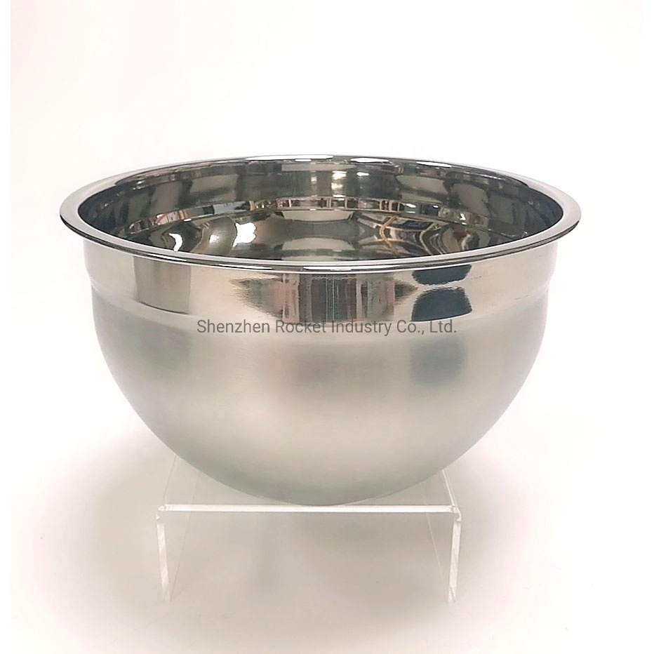 Wholesale Kitchen Stainless Steel Mixing Bowls Stainless Steel Set Fruit Salad Bowl