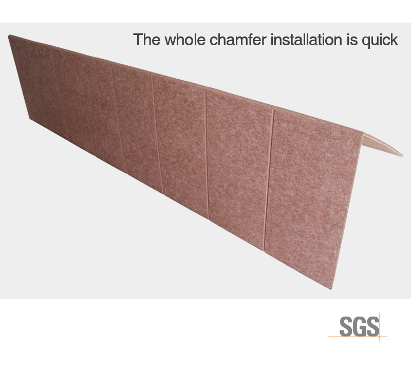 12mm Flame Retartant Polyester Fiber Decorative Acoustic Board for Cinema