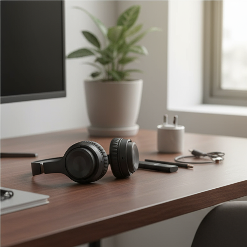 Чехол для наушников EVA ударопрочный, влагозащищенный