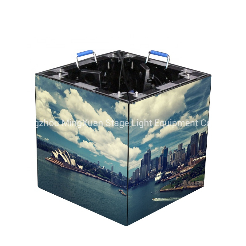 New Design Full Color HD P3.91 Outdoor Advertising LED Display Cube Screen