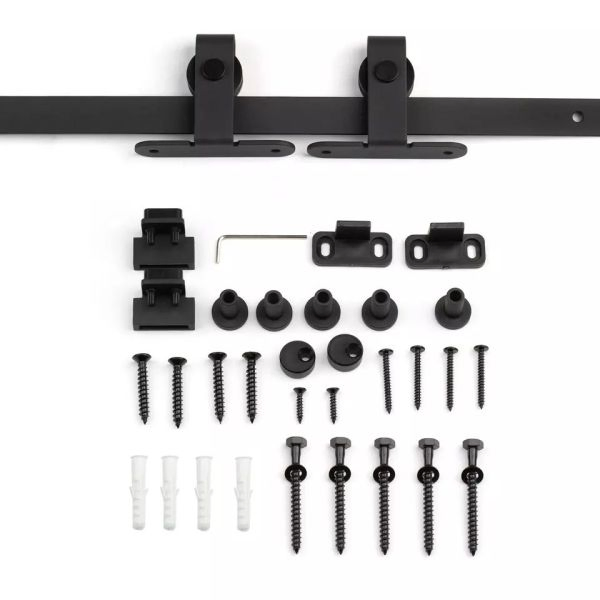 Manufacturer Barn Door Hardware for Furniture with Carbon Stainless Material