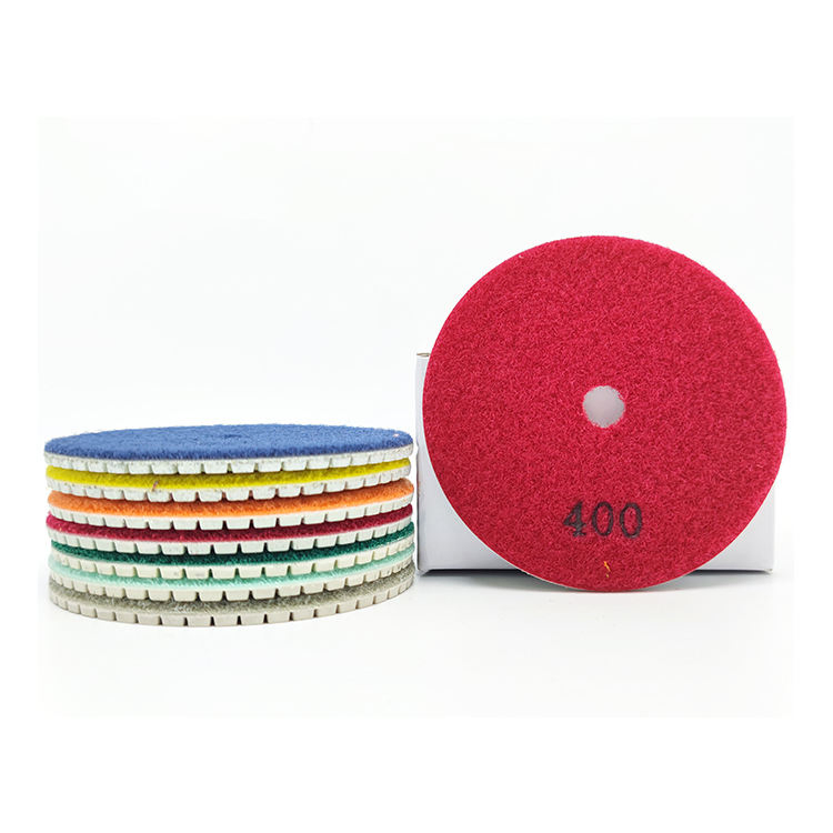 3 Step Polishing Pads Stone Granite Concrete Wet Granite Marble Abrasive Disc