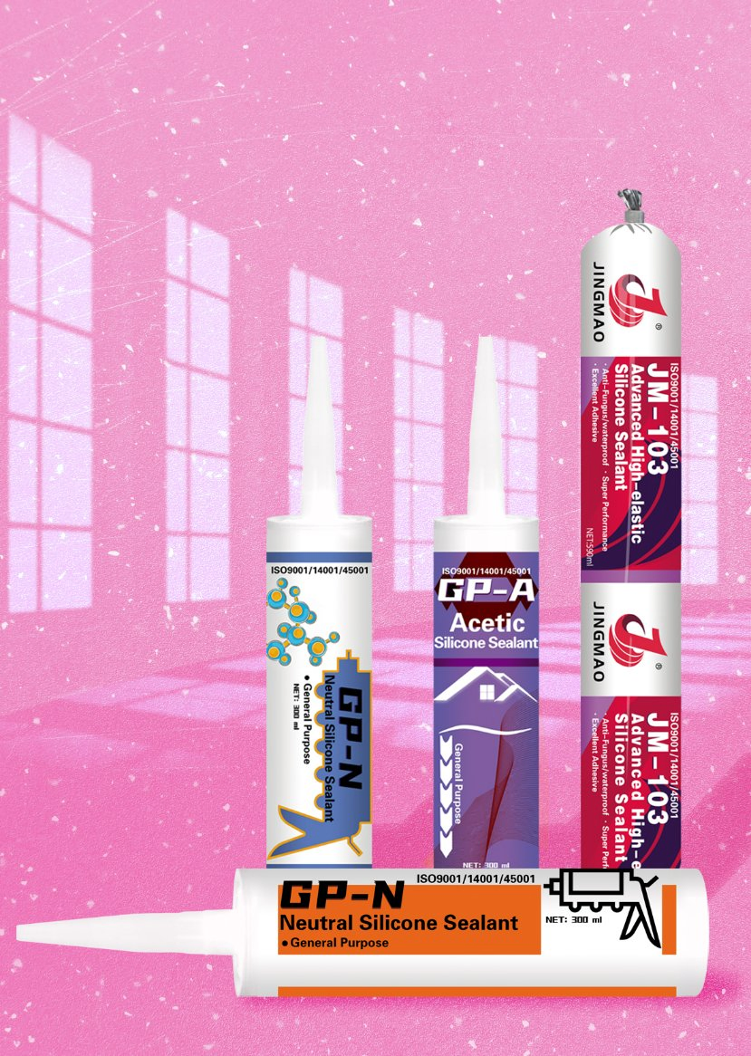 Jingmao 300ml General Purpose Sealant Acetic Universal Silicone Sealant