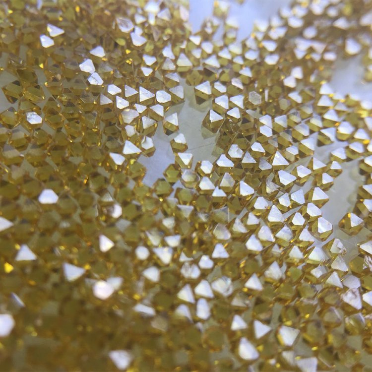 Промышленный синтетический алмаз CVD HPHT желтый